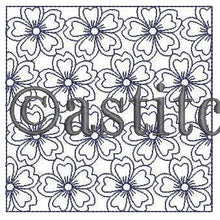 Load image into Gallery viewer, Cherry Blossom Sashiko Tote Bag and Quilt Blocks