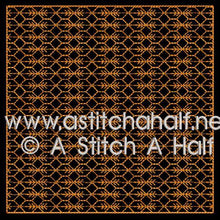 Load image into Gallery viewer, Fiorella Spanish Blackwork Quilt Blocks and Tote Bag