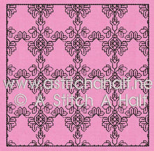 Load image into Gallery viewer, Sofia Spanish Blackwork Quilt Blocks and Tote Bag