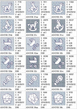 Load image into Gallery viewer, Akachan Baby Trapunto Tote and Quilt Blocks