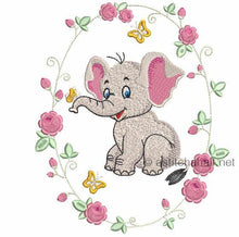 Load image into Gallery viewer, Eli and Ella Baby Elephant Pillow Quilt Combo