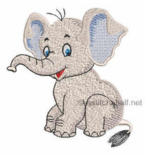 Load image into Gallery viewer, Eli and Ella Baby Elephant Pillow Quilt Combo