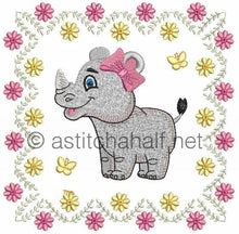 Load image into Gallery viewer, Rodney and Riley Baby Rhino Quilt Combo