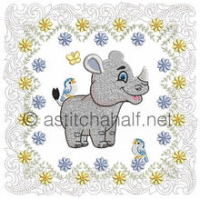 Load image into Gallery viewer, Rodney and Riley Baby Rhino Quilt Combo