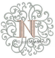 Load image into Gallery viewer, Rococo Dreams Monogram Letters A through Z