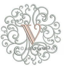 Load image into Gallery viewer, Rococo Dreams Monogram Letters A through Z