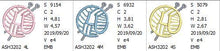 Load image into Gallery viewer, Knitting Monogram Number 4