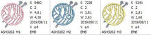 Load image into Gallery viewer, Knitting Monogram Letter M