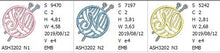 Load image into Gallery viewer, Knitting Monogram Letter N
