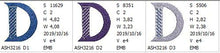 Load image into Gallery viewer, Tudor Monogram Letters D