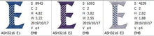 Load image into Gallery viewer, Tudor Monogram Letters E