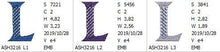 Load image into Gallery viewer, Tudor Monogram Letters L