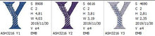 Load image into Gallery viewer, Tudor Monogram Letters Y