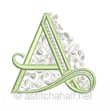 Load image into Gallery viewer, French Knot Monogram A
