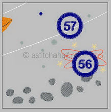 Load image into Gallery viewer, Space Exploration Complete Quilt and Game