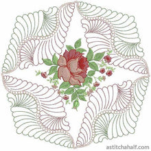 Load image into Gallery viewer, Sleep on Roses Pillow Quilt Combo