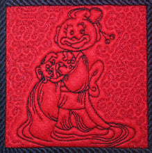 Load image into Gallery viewer, Oriental Ducks Trapunto
