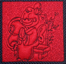 Load image into Gallery viewer, Oriental Ducks Trapunto
