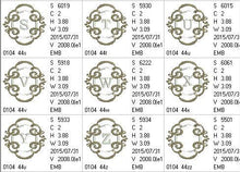 Load image into Gallery viewer, Breath of Spring Monogram Combo for 4*4 hoop
