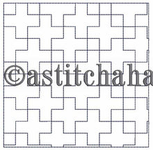 Load image into Gallery viewer, Kikko Sashiko Quilt Blocks and Tote Bag
