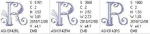 Load image into Gallery viewer, Stunning Swirls Monogram R
