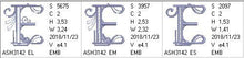 Load image into Gallery viewer, Stunning Swirls Monogram E
