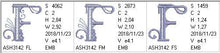 Load image into Gallery viewer, Stunning Swirls Monogram F
