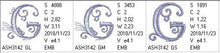 Load image into Gallery viewer, Stunning Swirls Monogram G
