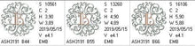 Load image into Gallery viewer, Rococo Dreams Monogram Letters B
