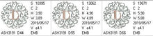 Load image into Gallery viewer, Rococo Dreams Monogram Letters D
