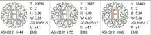 Load image into Gallery viewer, Rococo Dreams Monogram Letters H
