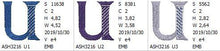 Load image into Gallery viewer, Tudor Monogram Letters U
