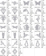 Load image into Gallery viewer, Origami Freestanding Lace Earrings Combo
