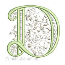 Load image into Gallery viewer, French Knot Monogram D
