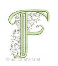 Load image into Gallery viewer, French Knot Monogram F
