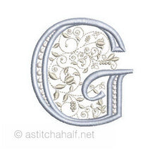 Load image into Gallery viewer, French Knot Monogram G
