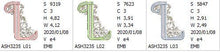 Load image into Gallery viewer, French Knot Monogram L
