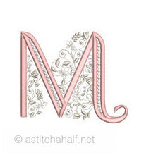 Load image into Gallery viewer, French Knot Monogram M
