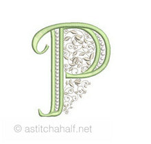 Load image into Gallery viewer, French Knot Monogram P
