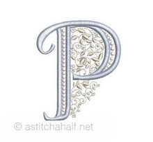 Load image into Gallery viewer, French Knot Monogram P
