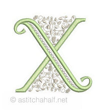 Load image into Gallery viewer, French Knot Monogram X
