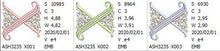 Load image into Gallery viewer, French Knot Monogram X

