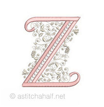Load image into Gallery viewer, French Knot Monogram Z
