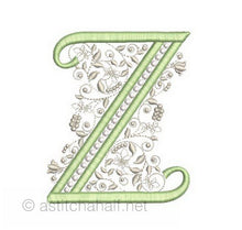 Load image into Gallery viewer, French Knot Monogram Z

