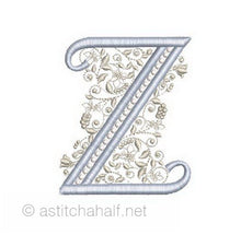 Load image into Gallery viewer, French Knot Monogram Z

