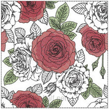 Load image into Gallery viewer, Seamless Dream of Roses Quilt Set
