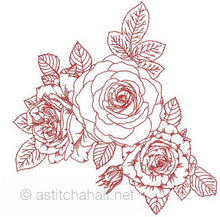 Load image into Gallery viewer, Seamless Dream of Roses Quilt Set
