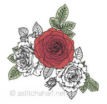 Load image into Gallery viewer, Seamless Dream of Roses Quilt Set
