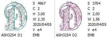 Load image into Gallery viewer, Floraison Monogram Letter D
