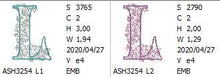 Load image into Gallery viewer, Floraison Monogram Letter L
